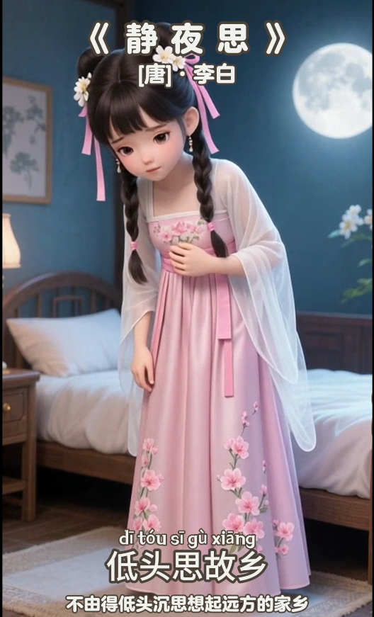 5.8、文化教育：3D古诗词-子文写作台