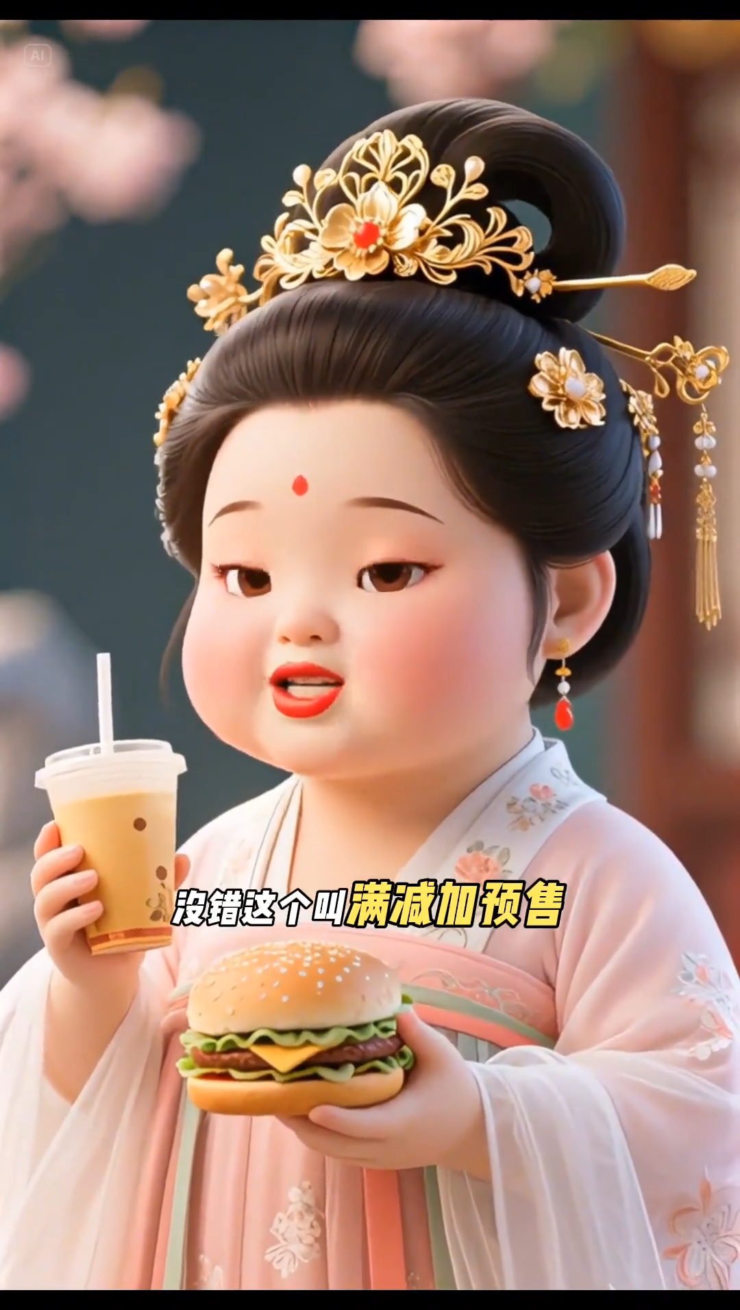 6.23、抖音火爆：胖贵妃说话视频流-子文写作台
